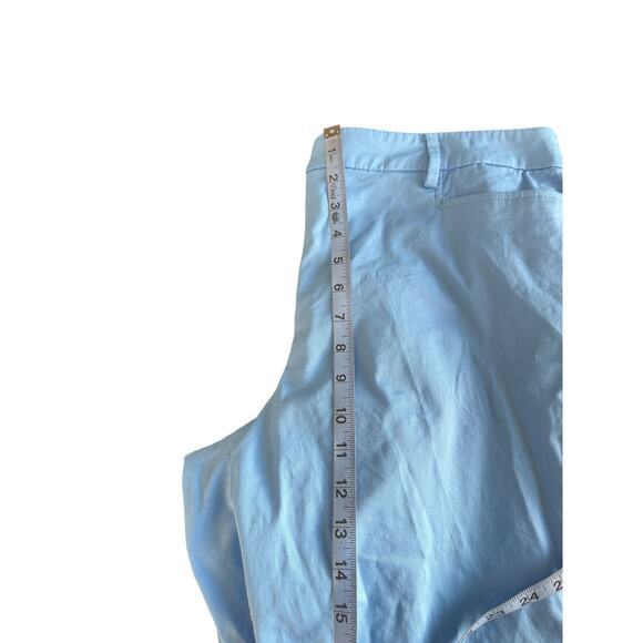 Talbots Plus Blue Basic Casual Everyday Perfect Skimmer Cropped Pants Size 12 - Picture 10 of 12
